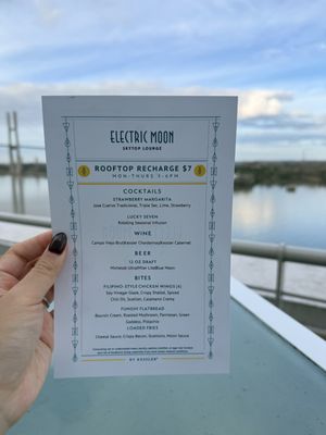 Menu photo 1 Electric Moon Skytop Lounge + Moon Deck Savannah, GA