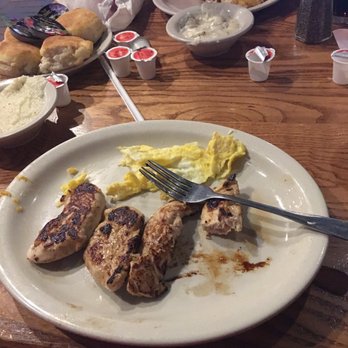 Cracker Barrel Old Country Store - Uncle herschels with grilled chicken strips. Give the naughty carbs to someone else. - American Near Me - Flat Rock, North Carolina
