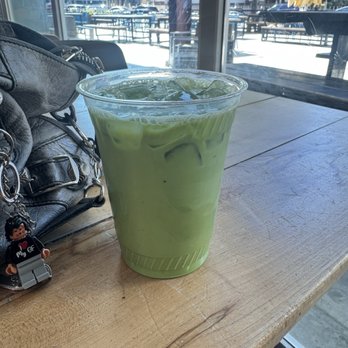 Playback Coffee - Matcha Latte w Oatmilk & Lavender syrup - Coffee & Tea Near Me - San Jose, California