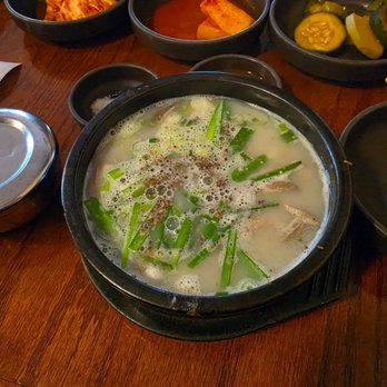 To Soc Chon - Soondae guk, pork and beef bone soup - Korean Near Me - Morton Grove, Illinois To Soc Chon - Soondae guk, pork and beef bone soup - Korean Near Me - Morton Grove, Illinois