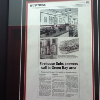 Firehouse Subs - Open for business!! - Fast Food Near Me - Green Bay, Wisconsin