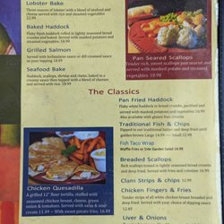 Chowder House - Menu as of May 2023