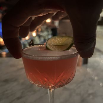 It’s Him - Cosmo. Basically a large shot glass - Bars Near Me - New York, New York