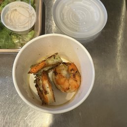 Here are the 3 shrimp I got for $13 Here are the 3 shrimp I got for $13