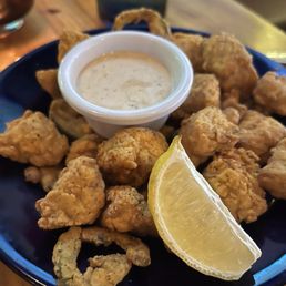 Fried snapper bites