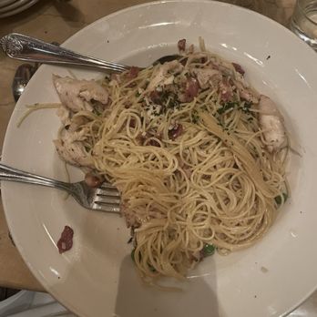 The Cheesecake Factory - The spaghetti carbonara was uninspired and needed more sauce. Also, some noodles were stuck together. - Desserts Near Me - Corte Madera, California