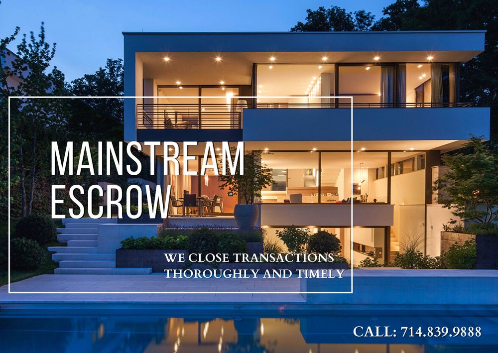 MAINSTREAM ESCROW with 25 real customer photos Updated August 2024