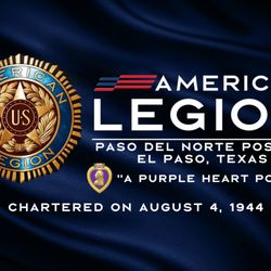American Legion Post 58 - On August 7, 2024, American Legion Post 58 was proclaimed as a Purple Heart Post by MOPH Lone Star Chapter 393 of El Paso, TX.