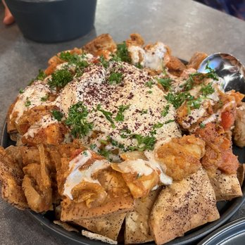 Hummus Labs - shawarma nachos - Mediterranean Near Me - Pasadena, California