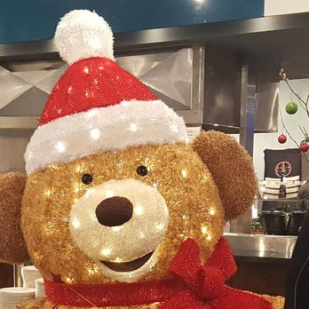 Mandarin Buffet & Grill - The Shoreline Yelper and The Homie with that holiday bear two years later (12/25/18) - Buffets Near Me - Redmond, Washington