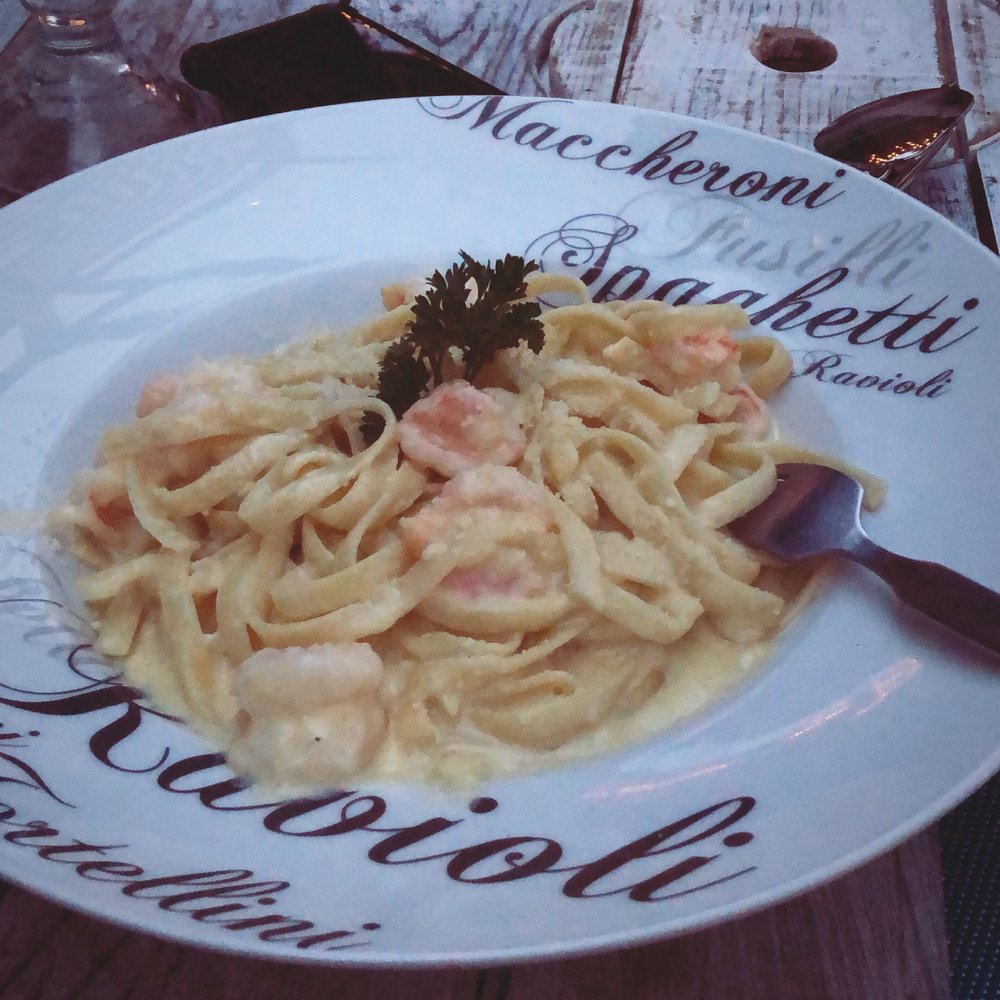 Neptuno's - Shrimp Pasta! - Sports Bars Near Me - Cabo San Lucas, BCS Neptuno's - Shrimp Pasta! - Sports Bars Near Me - Cabo San Lucas, BCS