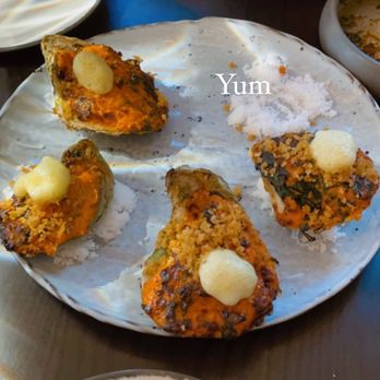 MICO - Oysters, the lemon foam was different but it all worked so well. - Argentine Near Me - Charlotte, North Carolina