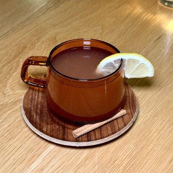 The Vandal - Teddy's Toddy - bourbon, cointreau, quince syrup, allspice dram, lemon (served hot) - Wine Bars Near Me - Pittsburgh, Pennsylvania