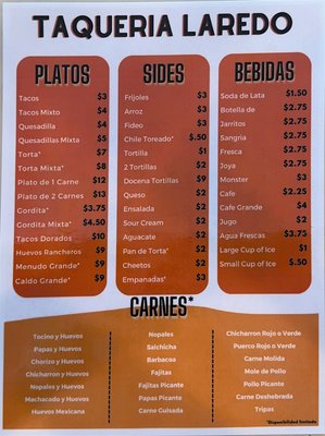 Menu photo 2 Laredo Taqueria Houston, TX Menu photo 2 Laredo Taqueria Houston, TX