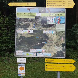 Johannesbachklamm - Hinweistafel