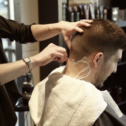 Hot lather neck shaves