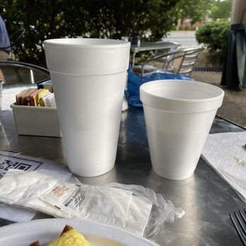 Uptown Cafe - Coffee and water served in styrofoam for an eat in meal. Inexcusable. - Cafes Near Me - Tallahassee, Florida