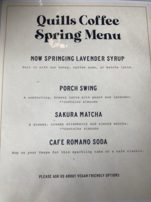 Menu photo 3 Quills Coffee Louisville, KY Menu photo 3 Quills Coffee Louisville, KY