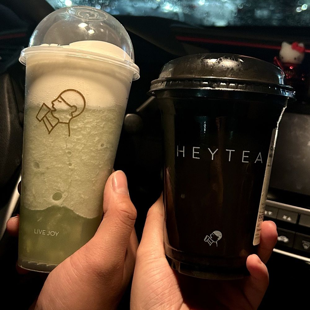 Heytea - Cloud Green Grape Boom, Cloud Matcha Longjing Milk Tea - Bubble Tea Near Me - Milpitas, California Heytea - Cloud Green Grape Boom, Cloud Matcha Longjing Milk Tea - Bubble Tea Near Me - Milpitas, California