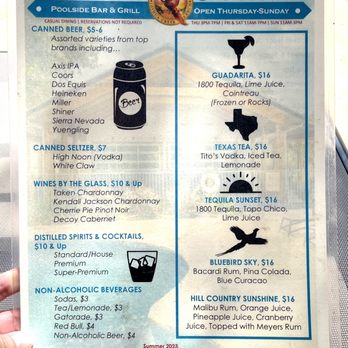 Joshua Creek Ranch - Drink Menu - Venues & Event Spaces Near Me - Boerne, Texas Joshua Creek Ranch - Drink Menu - Venues & Event Spaces Near Me - Boerne, Texas