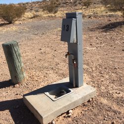 Lake Mead RV Village Echo Bay - Typical RV Hookups