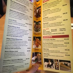 The Moose Bar & Restaurant - Menu