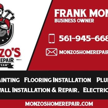 Monzo’s Home Repair - New logo - Handyman Near Me Monzo’s Home Repair - New logo - Handyman Near Me