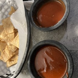 Regular and Spicy Salsa. Guess which one is spicy... Regular and Spicy Salsa. Guess which one is spicy...