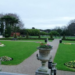 View of rear gardens from hotel