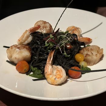 Chart House - Black Linguini di Mare - a must have! - Seafood Near Me - Dana Point, California