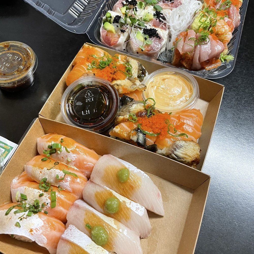 DAI Sushi - Salmon belly, yellowtail belly, tiger roll, sashimi roll, Dai special roll - Japanese Near Me - Westminster, California
