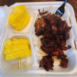Classic - Kilauea Chicken sub rice & mac for pineapple