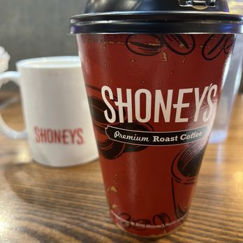 Shoney's - Coffee in a cup and offer to o go - Bars Near Me - Henryetta, Oklahoma