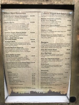 Menu photo 6 The White Hart Inn Edinburgh, EDH Menu photo 6 The White Hart Inn Edinburgh, EDH