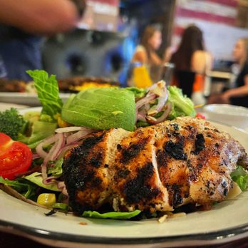 Park Tavern - Chop salad with added grilled chicken - New American Near Me - Delray Beach, Florida