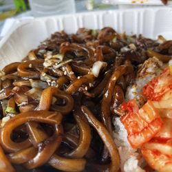 Yellow Kitchen - Udon with black bean sauce- so good