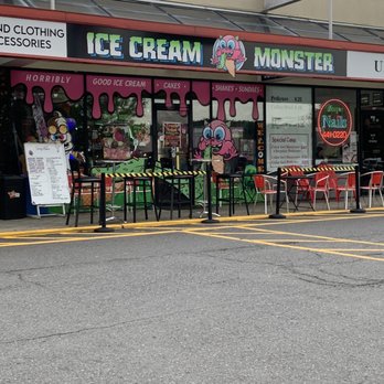 Ice Cream Monster - Such a cute storefront - Ice Cream & Frozen Yogurt Near Me - Matawan, New Jersey