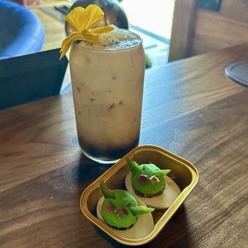 The Coffee Builders - Forest Moon and Grogu Champagne Deviled Eggs - Coffee & Tea Near Me - Phoenix, Arizona