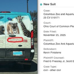 shut up or Columbus Zoo will sue you via Porter Wright.
