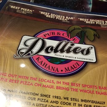 Dollies Pub & Cafe - Menu - Pizza Near Me - Lahaina, Hawaii