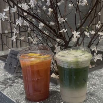 Le Grey - Matcha cloudo and guava lemonade - Coffee & Tea Near Me - Seattle, Washington Le Grey - Matcha cloudo and guava lemonade - Coffee & Tea Near Me - Seattle, Washington
