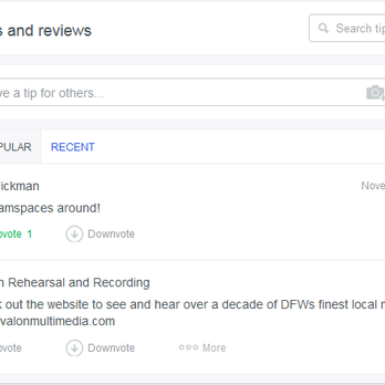 Avalon Rehearsal and Recording - This is the same guy who wrote a negative review. - Recording & Rehearsal Studios Near Me - Fort Worth, Texas Avalon Rehearsal and Recording - This is the same guy who wrote a negative review. - Recording & Rehearsal Studios Near Me - Fort Worth, Texas