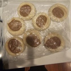 Home Style Bakery - Caramel thumbprint cookies!