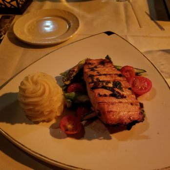 Trader Vic's - Wood oven smoked salmon, vegetables and potatoes. - Hawaiian Near Me - Atlanta, Georgia Trader Vic's - Wood oven smoked salmon, vegetables and potatoes. - Hawaiian Near Me - Atlanta, Georgia