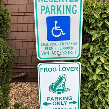 Willows Lodge - Hilarious signs under the reserved parking signs. - Hotels Near Me - Woodinville, Washington Willows Lodge - Hilarious signs under the reserved parking signs. - Hotels Near Me - Woodinville, Washington
