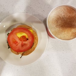 Able Baker Charlie - Eggs Florentine and Chai Latte