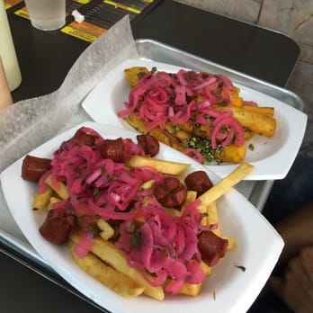 Patacon Pisao - Salichipapa & Yuca Fries! - Venezuelan Near Me - Elmhurst, New York Patacon Pisao - Salichipapa & Yuca Fries! - Venezuelan Near Me - Elmhurst, New York