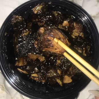 Ramen Wasabi - Don't recommend the brussels sprouts to-go. This is how they were after a 7 minute walk home. - Ramen Near Me - Chicago, Illinois