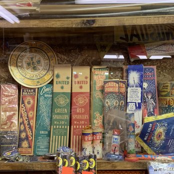 Direct From China Fireworks - Check out the vintage fireworks displayed in cases! - Fireworks Near Me - Gary, Indiana