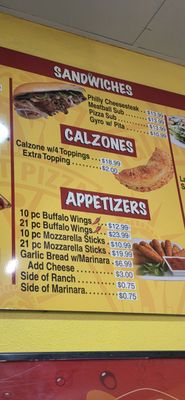 Menu photo 2 NY Giant Pizza Oceanside, CA